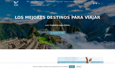 eliastravelagencytourism.com screenshot