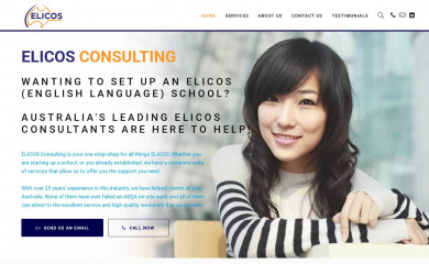 elicosconsulting.com.au screenshot