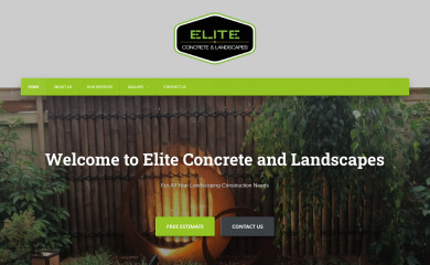 elitecreteandscapes.com.au screenshot