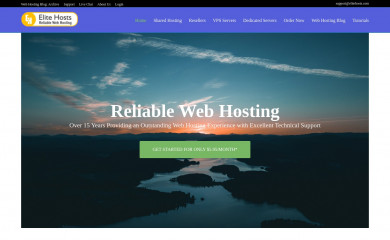 elitehosts.com screenshot