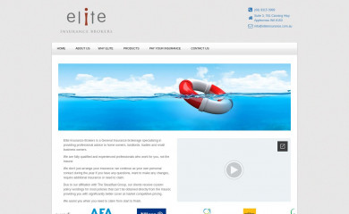 eliteinsurance.com.au screenshot