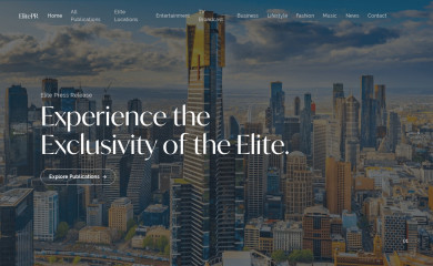 elitepressrelease.com screenshot