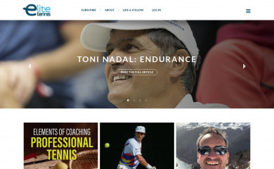 elitetennis.org screenshot