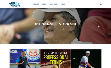 elitetennis.org screenshot