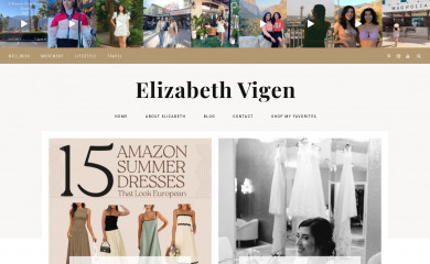 elizabethvigen.com screenshot