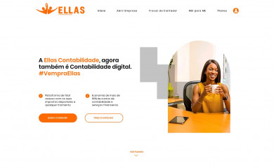 ellascontabilidade.com.br screenshot