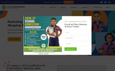 ellensharmaschool.com screenshot