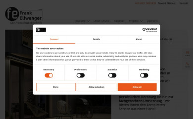 ellwanger-sonnenschutz.de screenshot