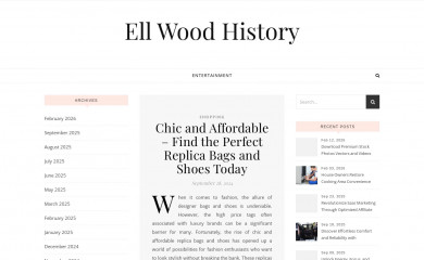 ellwoodhistory.com screenshot