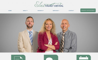 elmafamilydental.com screenshot