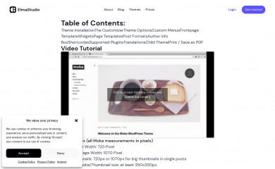 http://www.elmastudio.de/en/themes/moka/ screenshot