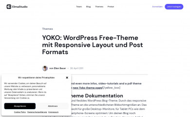 http://www.elmastudio.de/wordpress-themes/yoko/ screenshot