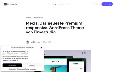 http://www.elmastudio.de/wordpress-themes/meola/ screenshot
