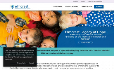 elmcrest.org screenshot