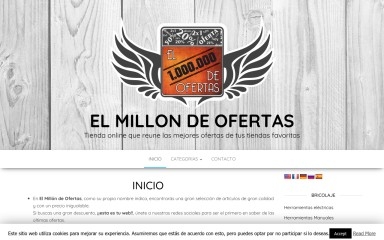 elmillondeofertas.com screenshot