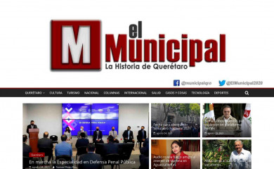 elmunicipalqro.com screenshot