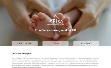 elsa-versicherungen.at screenshot