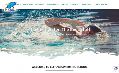 elthamswim.com.au screenshot
