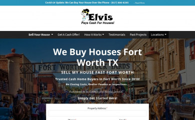 elvisbuyshouses.com screenshot