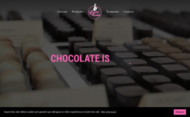 elxocolaterdetaradell.cat screenshot