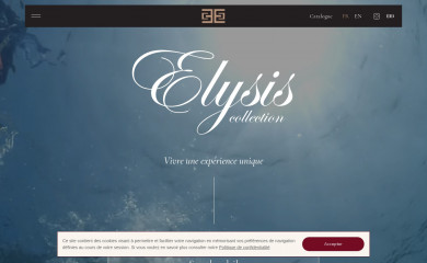 elysiscollection.com screenshot
