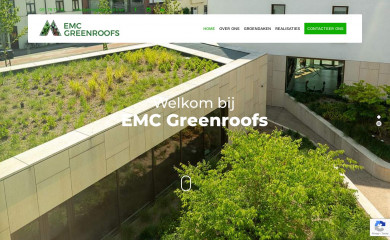 emcgreenroofs.be screenshot