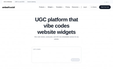 embedsocial.com screenshot