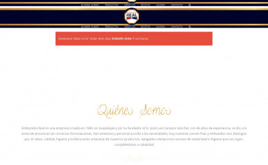 embutidosreal.com screenshot