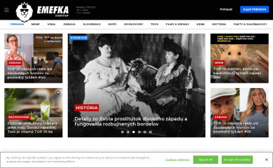 emefka.sk screenshot