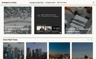 emergencycaring.ca screenshot