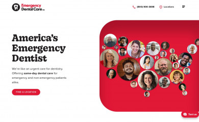 https://emergencydental.com screenshot