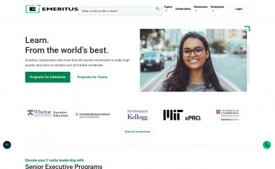 emeritus.org screenshot