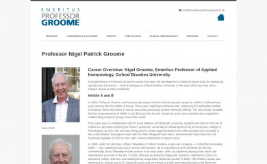 emeritusprofessorgroome.uk screenshot