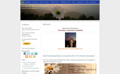 emilycspecchiofoundation.org screenshot
