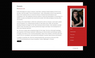 emilyolin.com screenshot