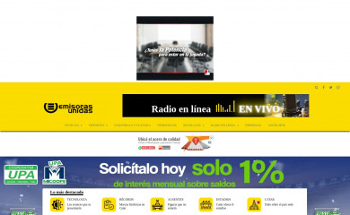 emisorasunidas.com screenshot