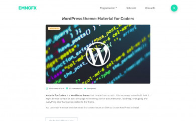 http://www.emm-gfx.net/2015/12/wordpress-theme-material-for-coders/ screenshot