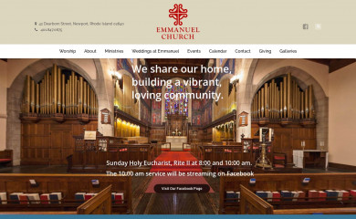 emmanuelnewport.org screenshot