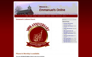 emmanuels.org screenshot
