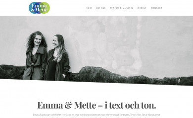emmaochmette.se screenshot