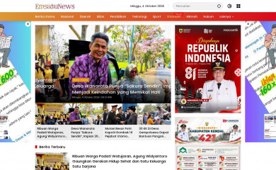 emsatunews.co.id screenshot