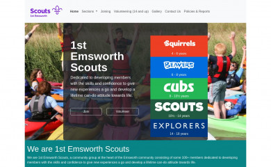 emsworth-scouts.org.uk screenshot
