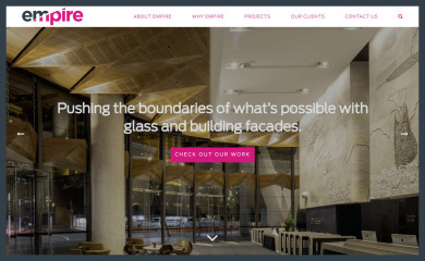 empirefacades.com.au screenshot