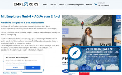 emplorers.at screenshot