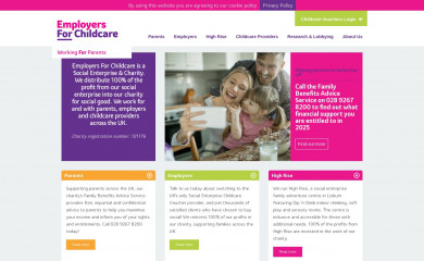 employersforchildcare.org screenshot