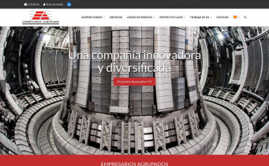 empresariosagrupados.es screenshot