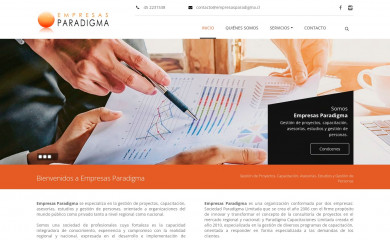 empresasparadigma.cl screenshot