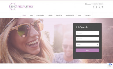 emrecruiting.co.uk screenshot