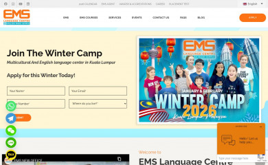 ems.edu.my screenshot