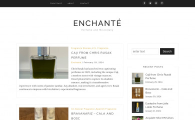 enchantefragrance.com screenshot